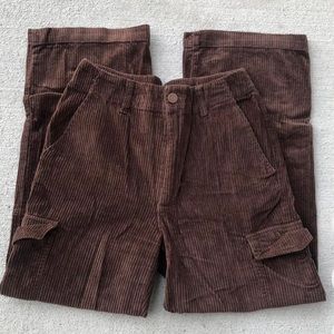 BDG brown corduroy cargo pants
